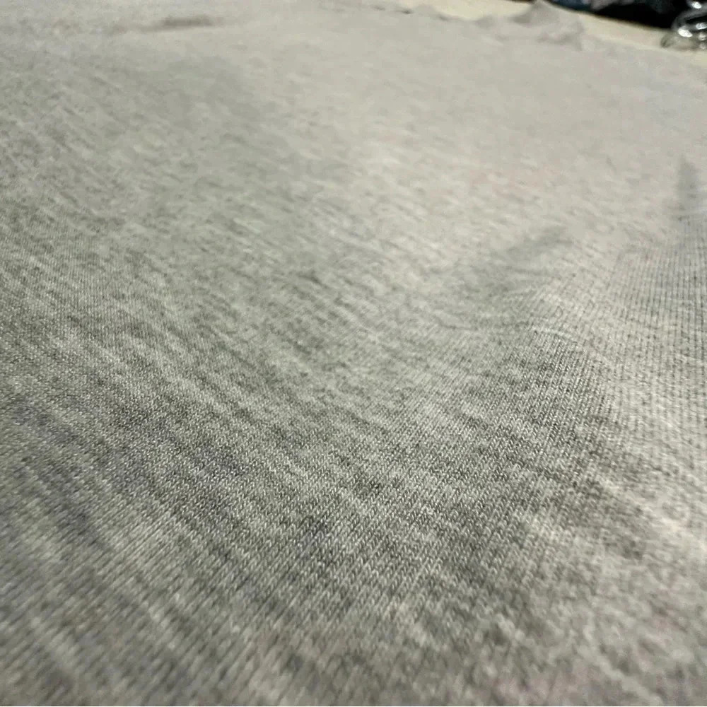 Nike Yoga Women's Fleece Cover Up Grey Heather Size XL Oversized V-neck - Picture 9 of 9